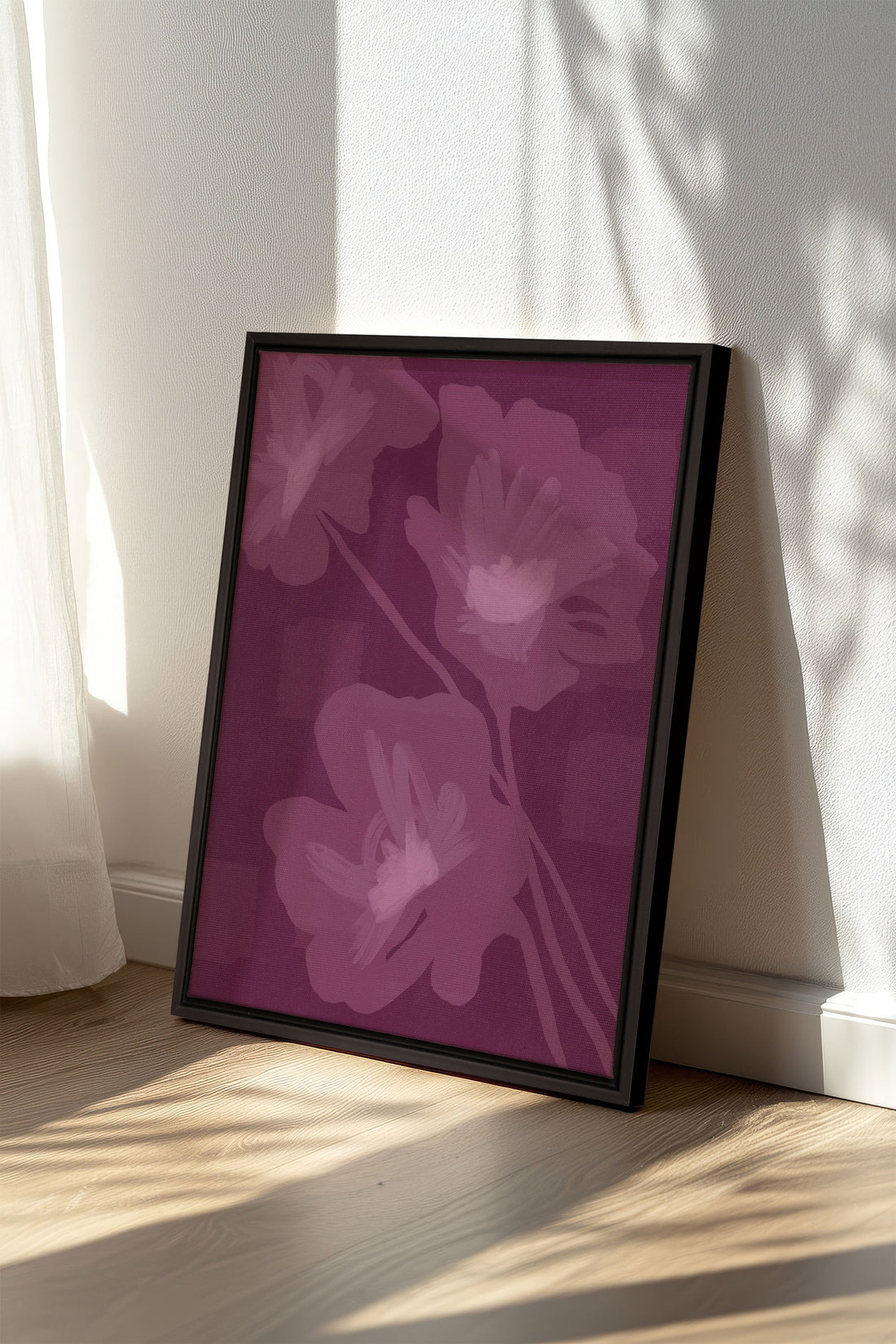 OLEKA CANVAS - DEEP HARMONY, Oeuvre sur toile étirée, encadré Noir