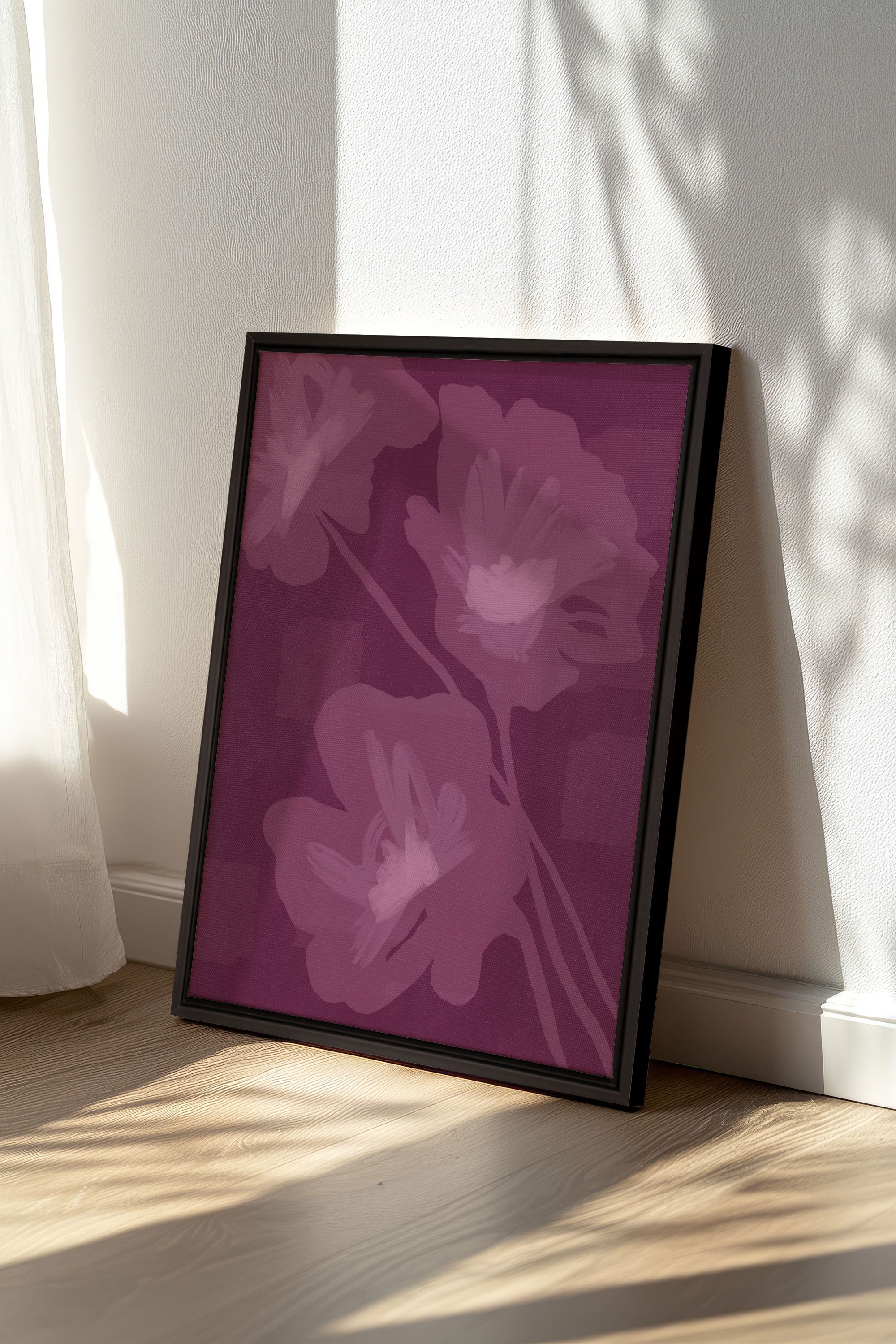 OLEKA CANVAS - DEEP HARMONY, Oeuvre sur toile étirée, encadré Noir