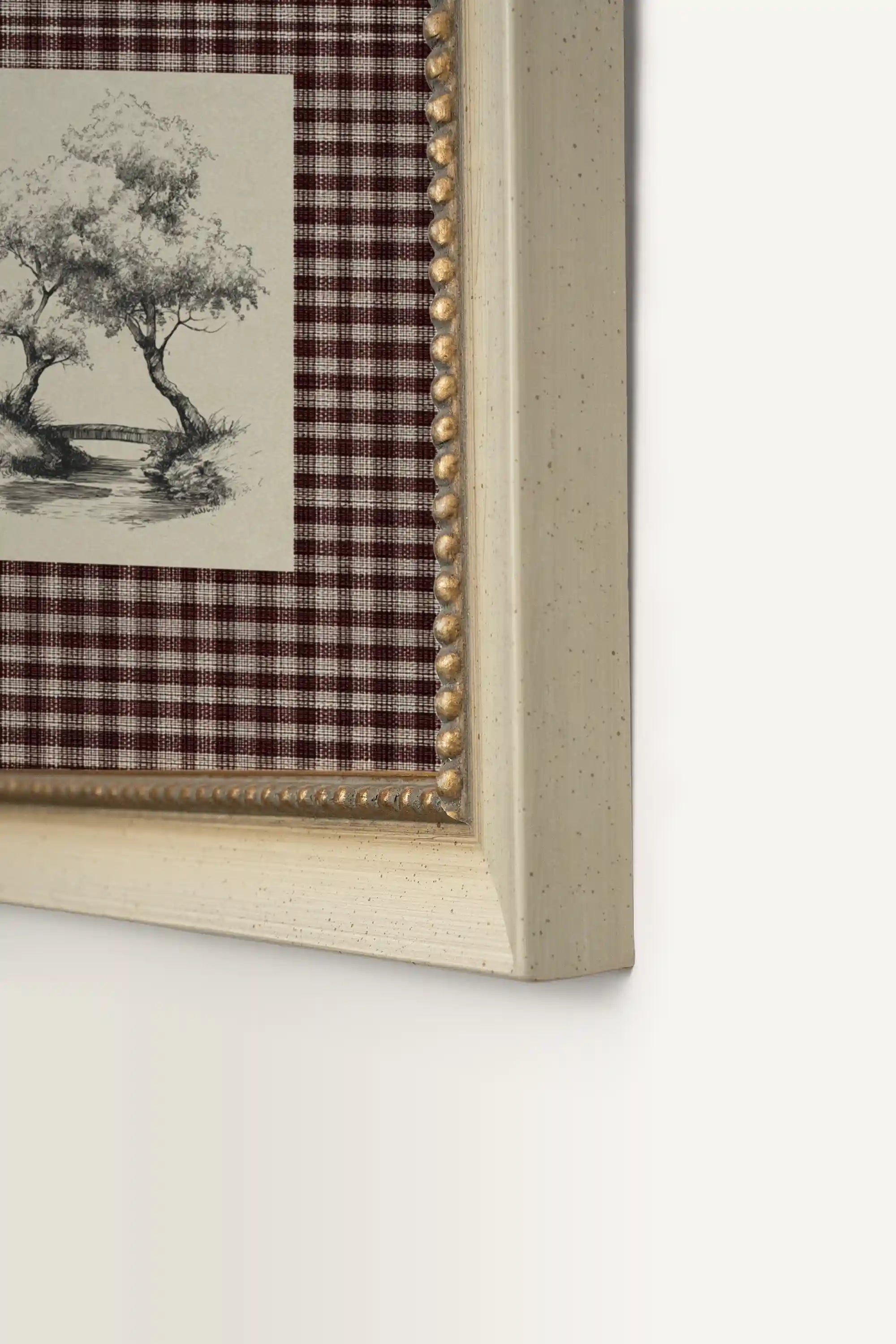 BETWEEN THE TREES, Oeuvre sur toile rigide, encadré signature Atelier Dansereau