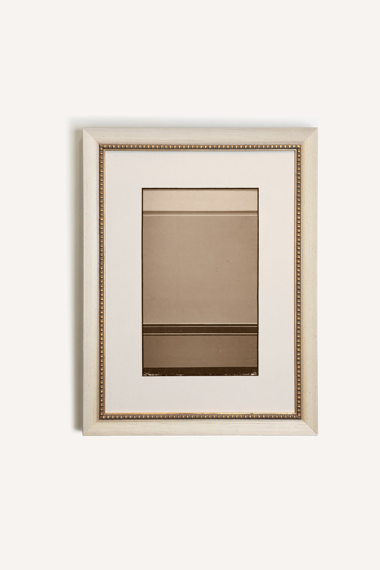DUST LINES, Work on canvas, framed signature Atelier Dansereau
