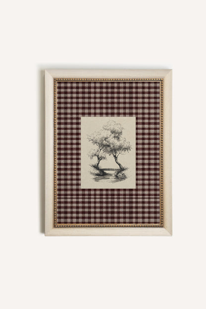 BETWEEN THE TREES, Oeuvre sur toile rigide, encadré signature Atelier Dansereau