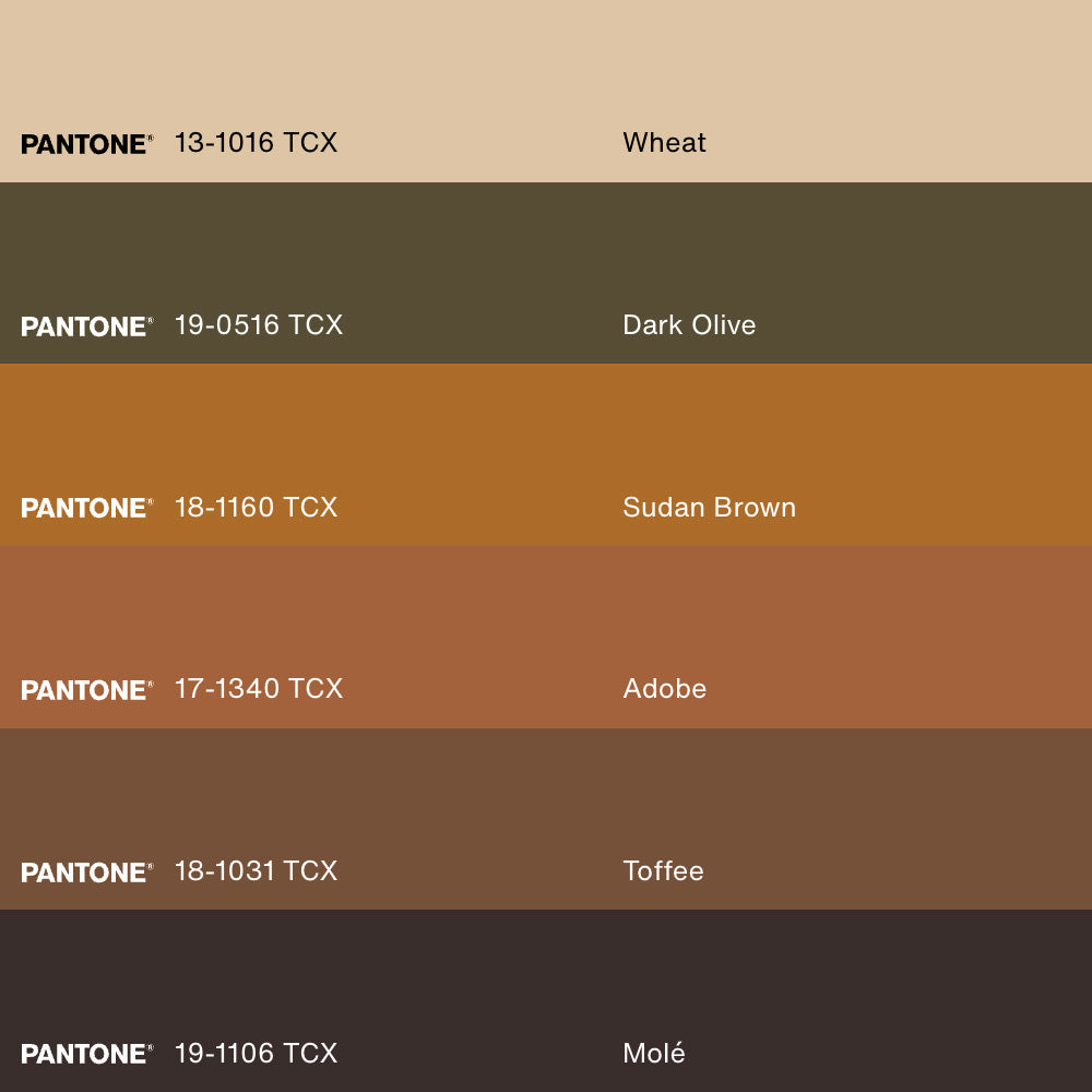 PRIMITIVE GRID, Oeuvre sur toile étirée, encadré Brun Noyer