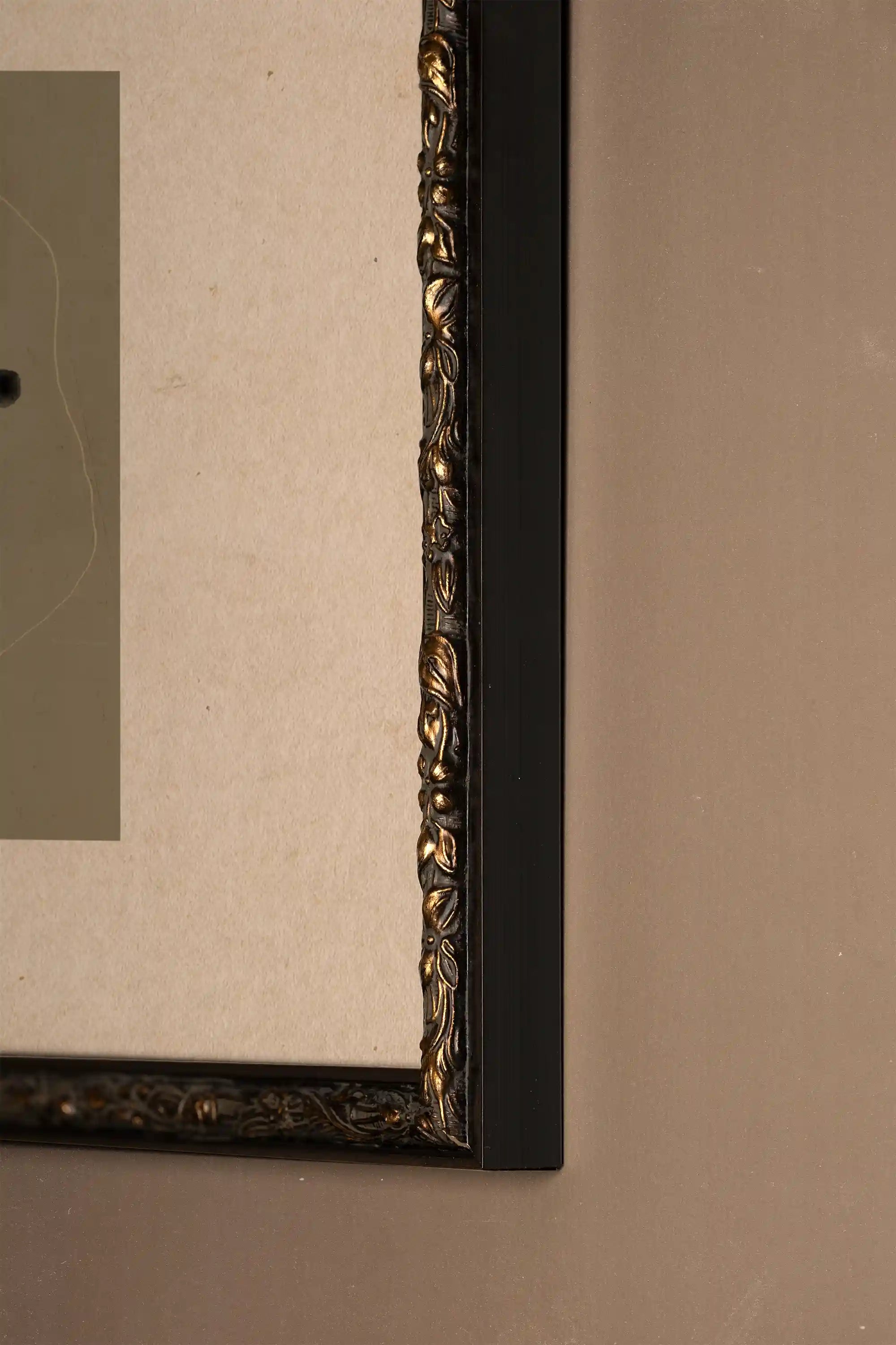 STILL POINTS, Oeuvre sur toile rigide, encadré Vintage Bronze