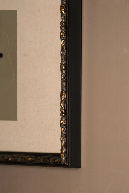 STILL POINTS, Oeuvre sur toile rigide, encadré Vintage Bronze