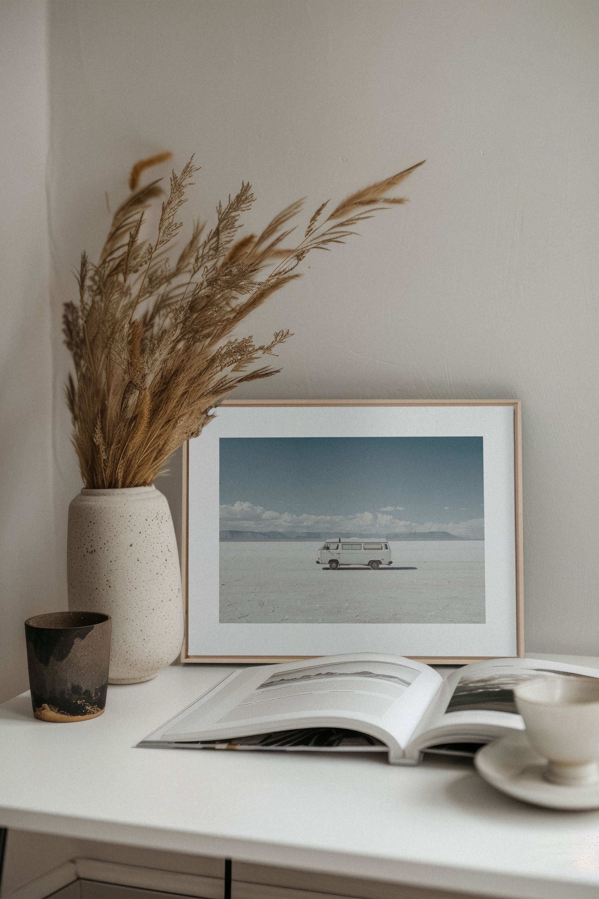 OLEKA CANVAS - WILDERNESS, Oeuvre sur toile étirée, encadré Naturel Clair