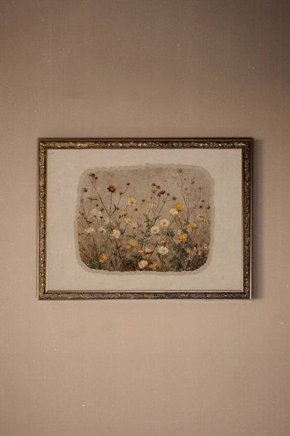 AGED BEAUTY, Artwork on rigid canvas, framed in Vintage Bronze