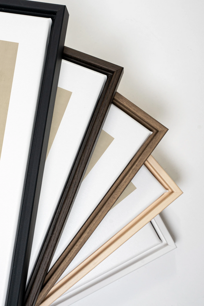 MISTY WINGS, Work on stretched canvas, framed Black