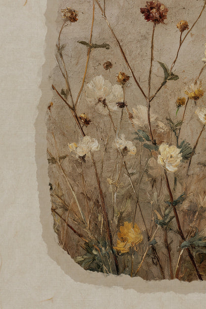 AGED BEAUTY, Artwork on rigid canvas, framed in Vintage Bronze