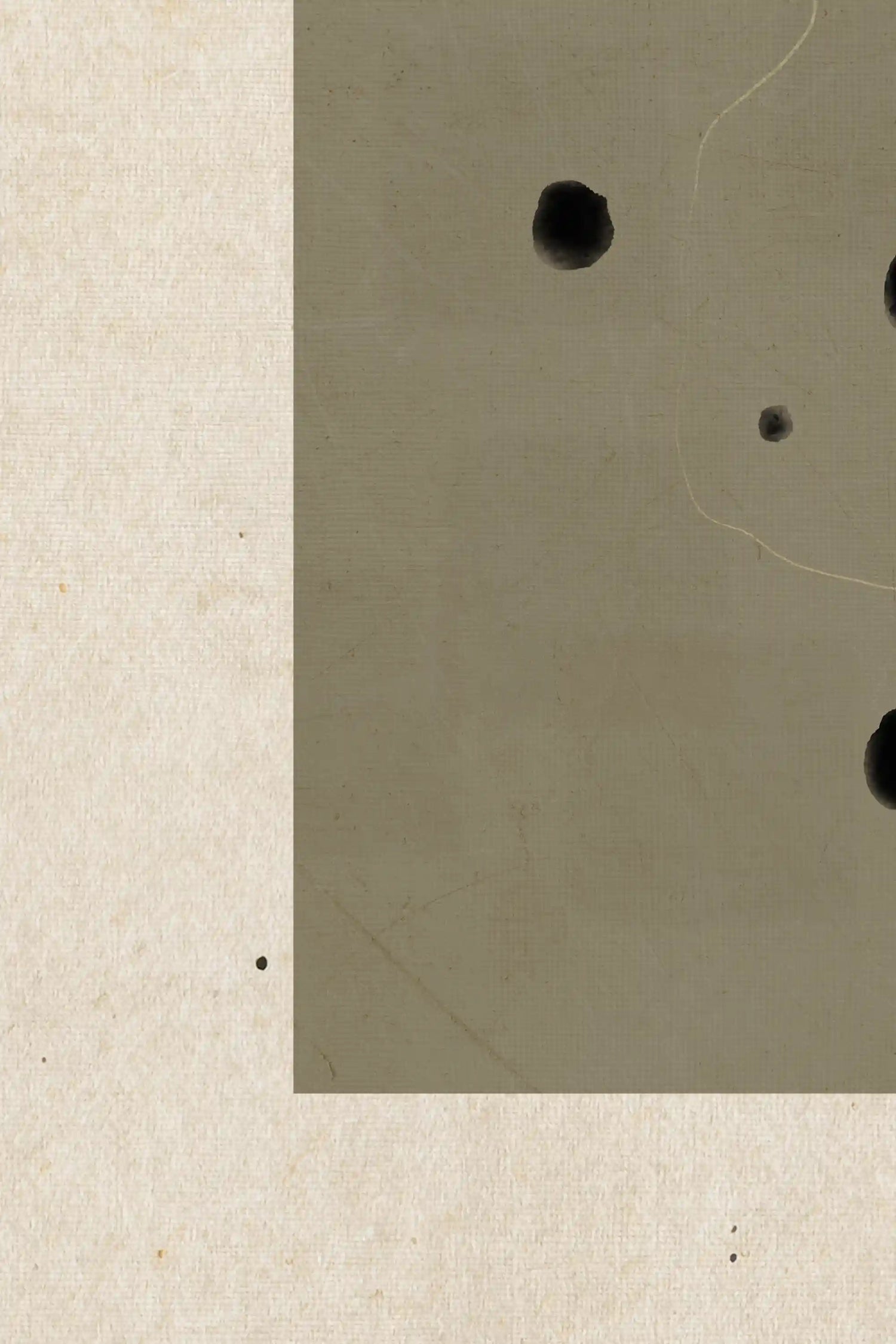 STILL POINTS, Oeuvre sur toile rigide, encadré Vintage Bronze