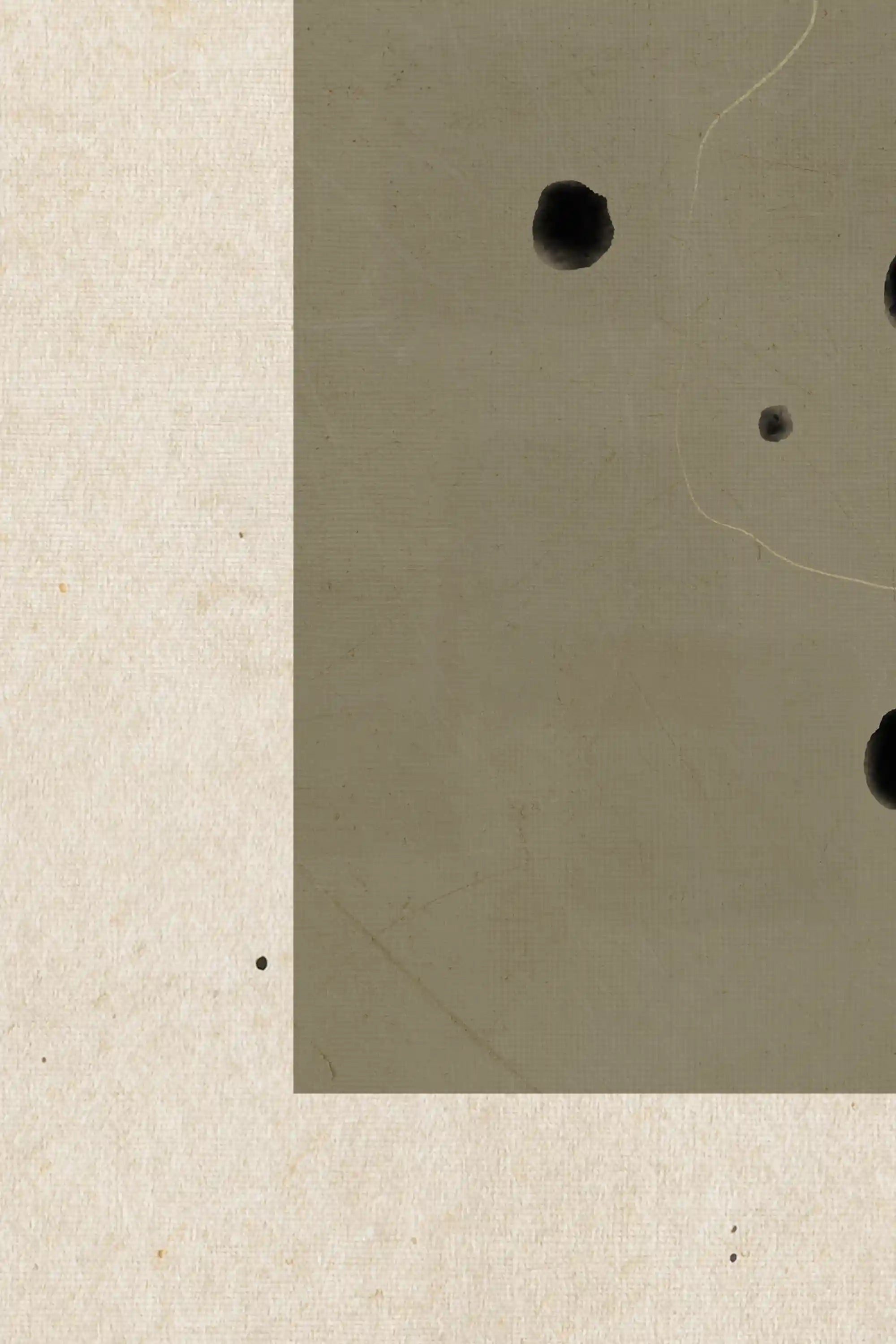 STILL POINTS, Oeuvre sur toile rigide, encadré Vintage Bronze