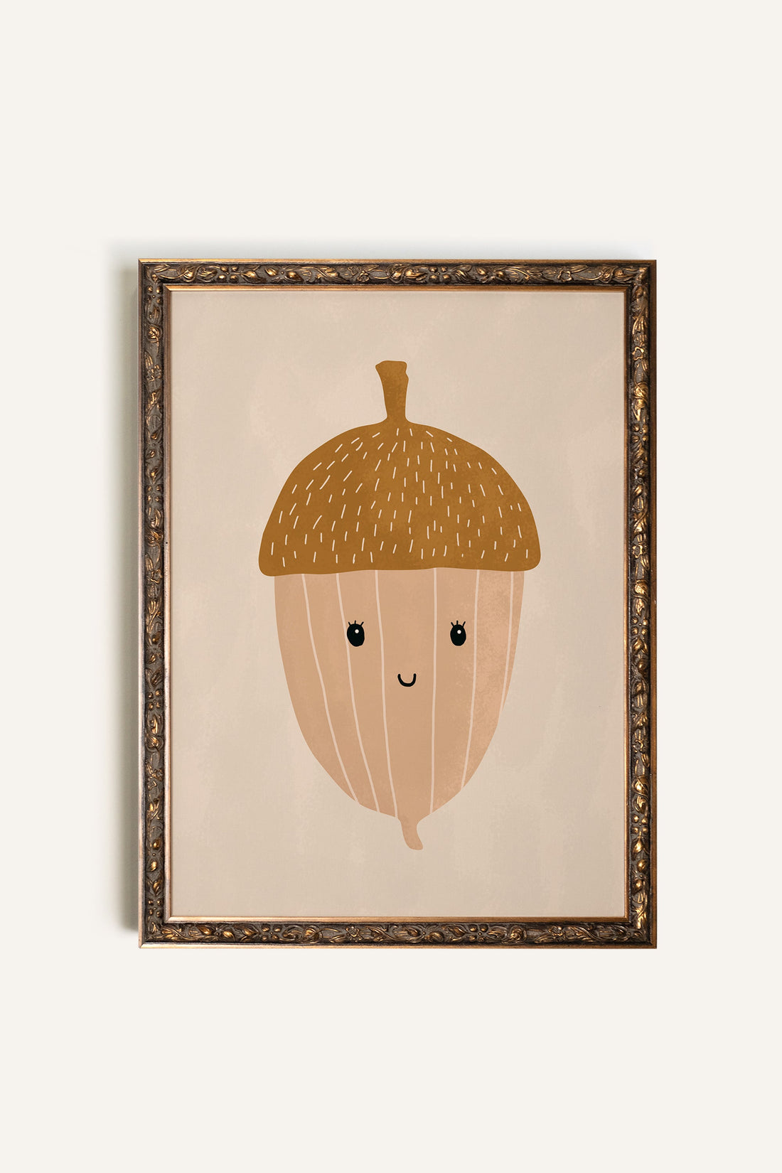 NOISETTE DOUCE, Oeuvre sur toile rigide, encadré Vintage Bronze