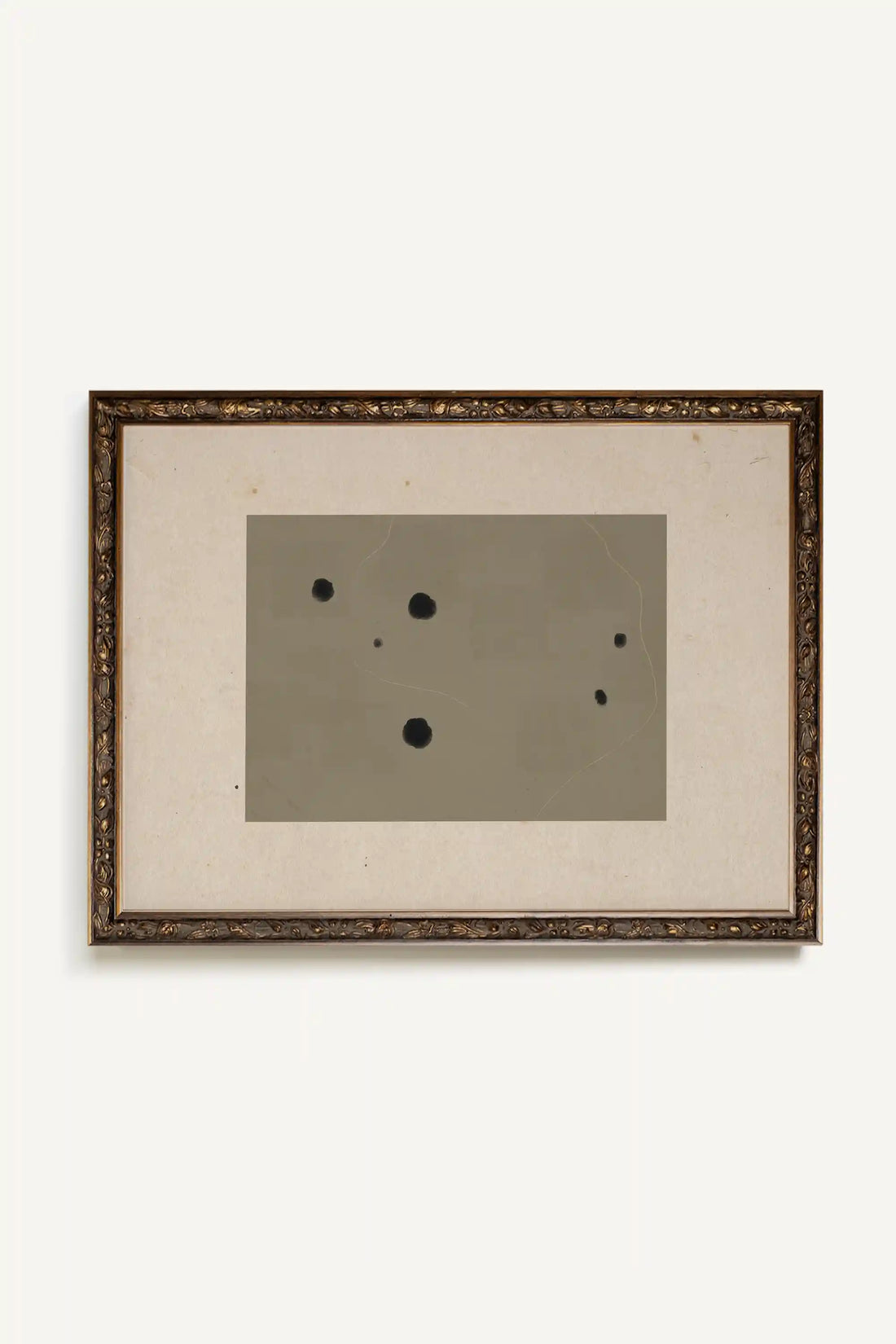 STILL POINTS, Oeuvre sur toile rigide, encadré Vintage Bronze