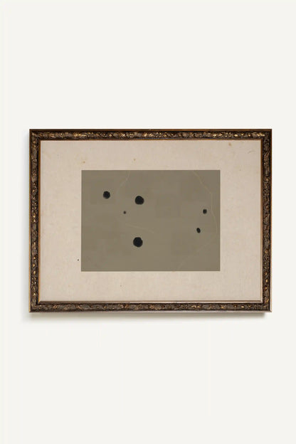 STILL POINTS, Oeuvre sur toile rigide, encadré Vintage Bronze