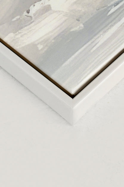 OLEKA CANVAS - CLOUDSCAPE, Oeuvre sur toile étirée, encadré Blanc