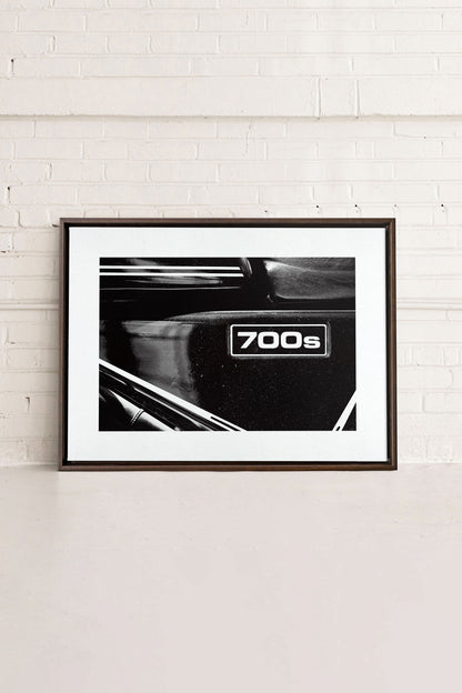 FAST LANE, Artwork on stretched canvas, framed in Walnut Brown