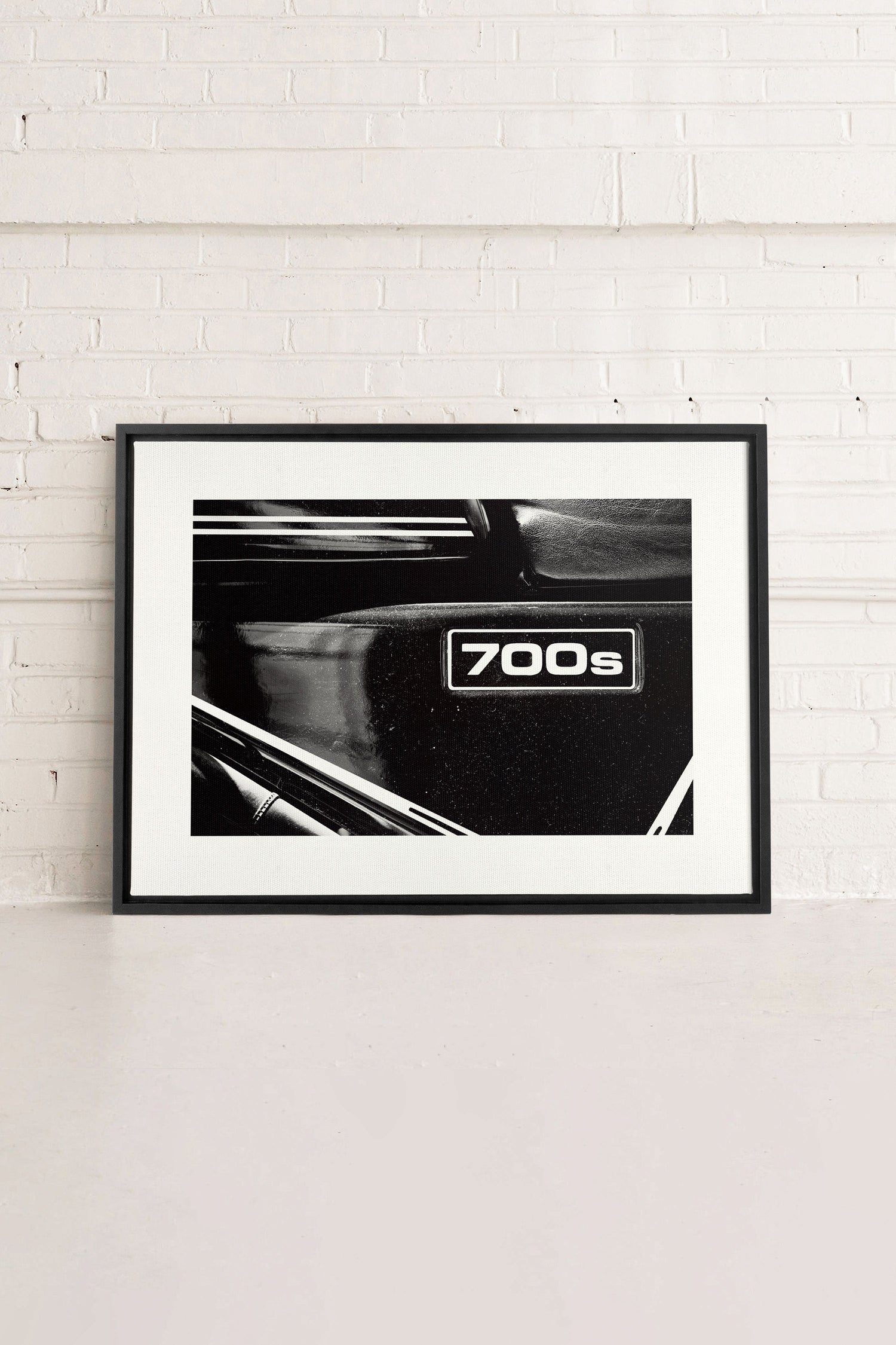 OLEKA CANVAS - FAST LANE, Oeuvre sur toile étirée, encadré Noir