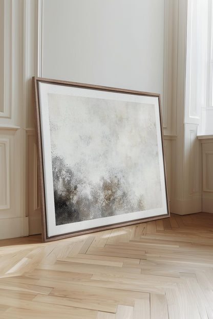 OLEKA CANVAS - FADED ESSENCE, Oeuvre sur toile étirée, encadré Brun Chêne