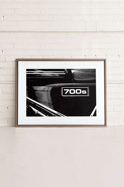 FAST LANE, Artwork on stretched canvas, framed in Brown Oak