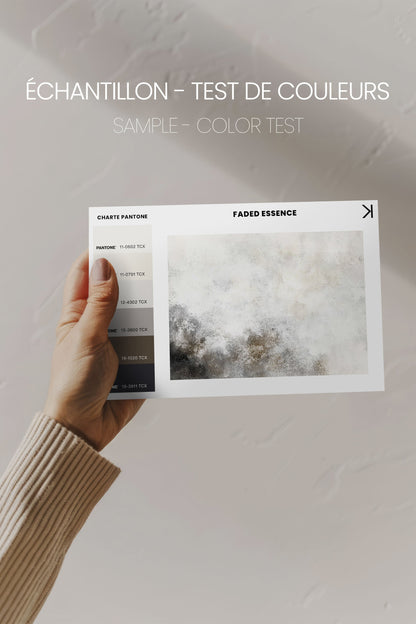 OLEKA CANVAS - FADED ESSENCE, Oeuvre sur toile étirée, encadré Brun Chêne