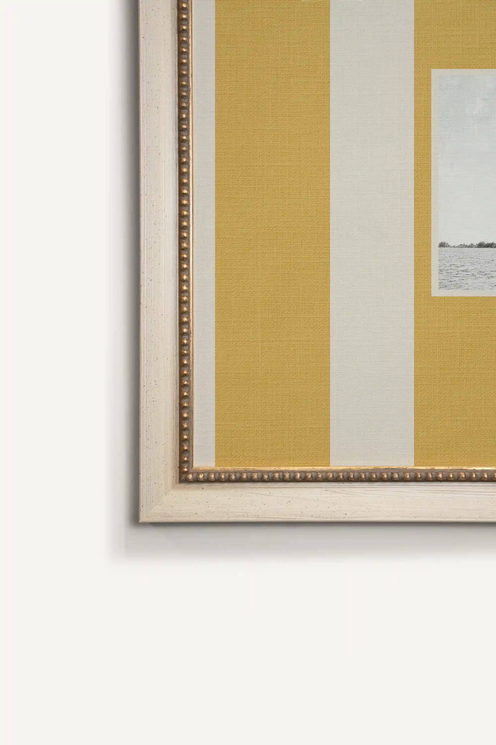 SILENCE MARIN, Oeuvre sur toile rigide, encadré signature Atelier Dansereau