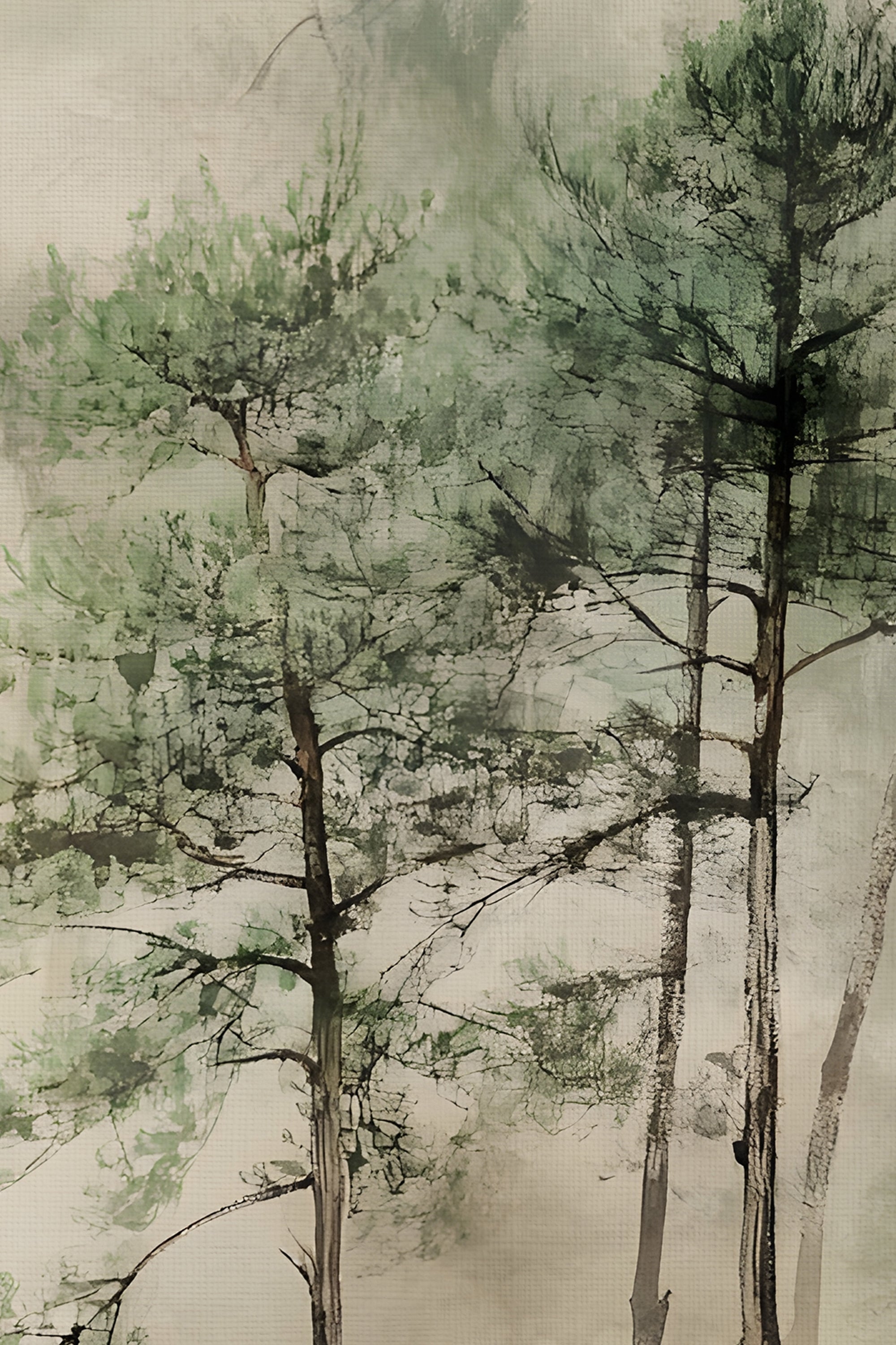 VIBRATION NATURELLE, Oeuvre sur toile rigide, encadré Vintage Bronze