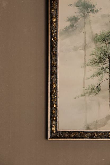 VIBRATION NATURELLE, Oeuvre sur toile rigide, encadré Vintage Bronze