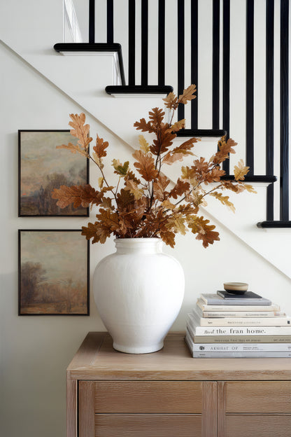 SILENT SEASON DUO, 2 Works on stretched canvas, black framed