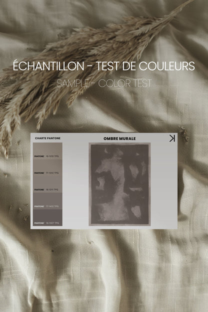 OLEKA CANVAS - OMBRE MURALE, Oeuvre sur toile étirée, encadré Noir