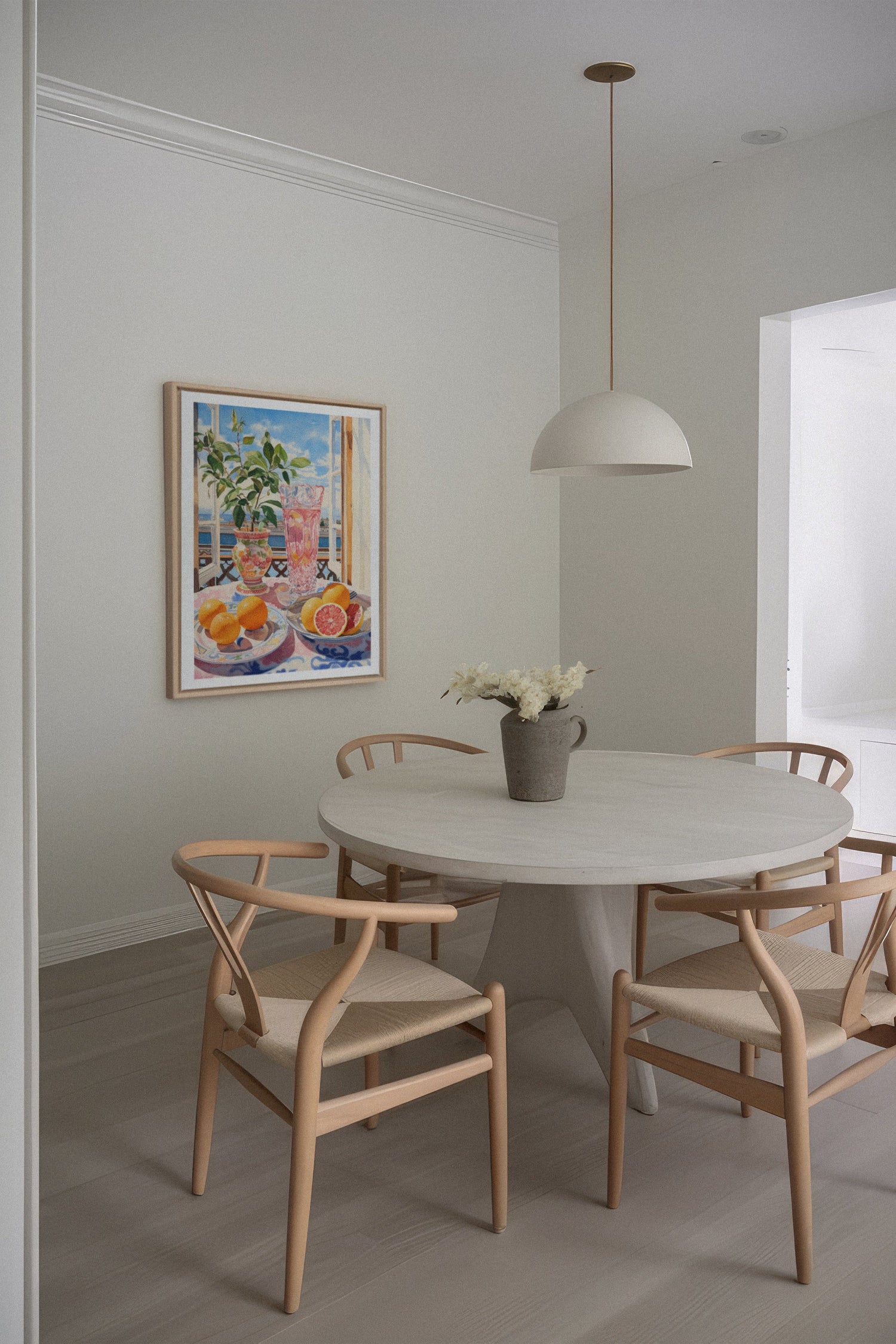 OLEKA CANVAS - CITRUS VISTA PARADISE, Oeuvre sur toile étirée, encadré Naturel Clair