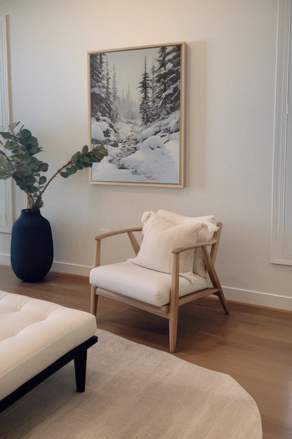 OLEKA CANVAS - ENCHANTED GLADE, Oeuvre sur toile étirée, encadré Naturel Clair