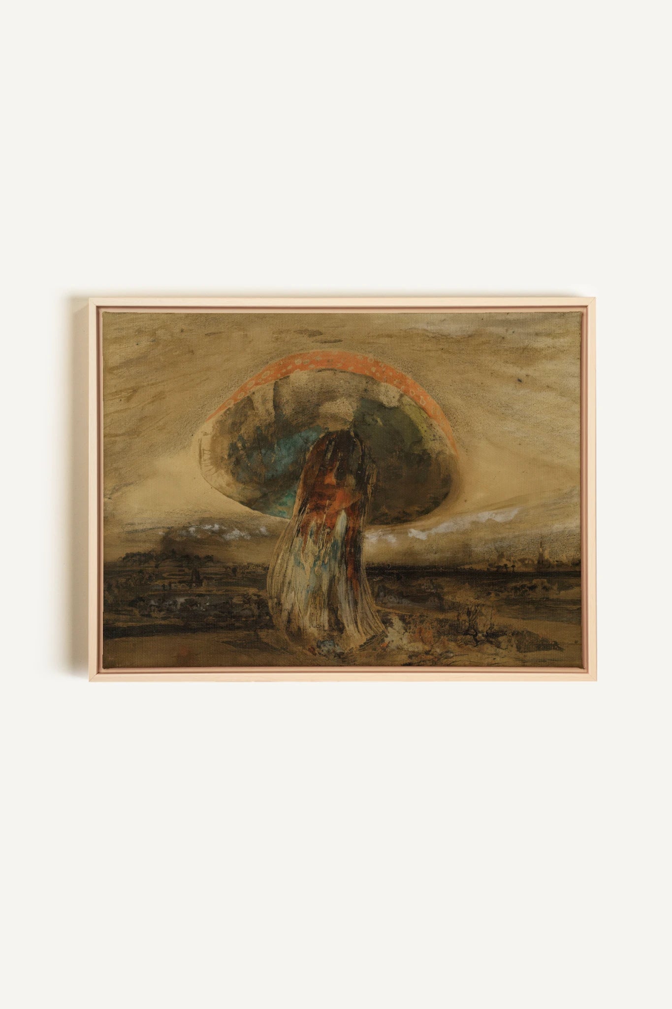 ROOTED DREAM, Artwork on stretched canvas, framed Natural Light