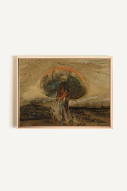 ROOTED DREAM, Artwork on stretched canvas, framed Natural Light