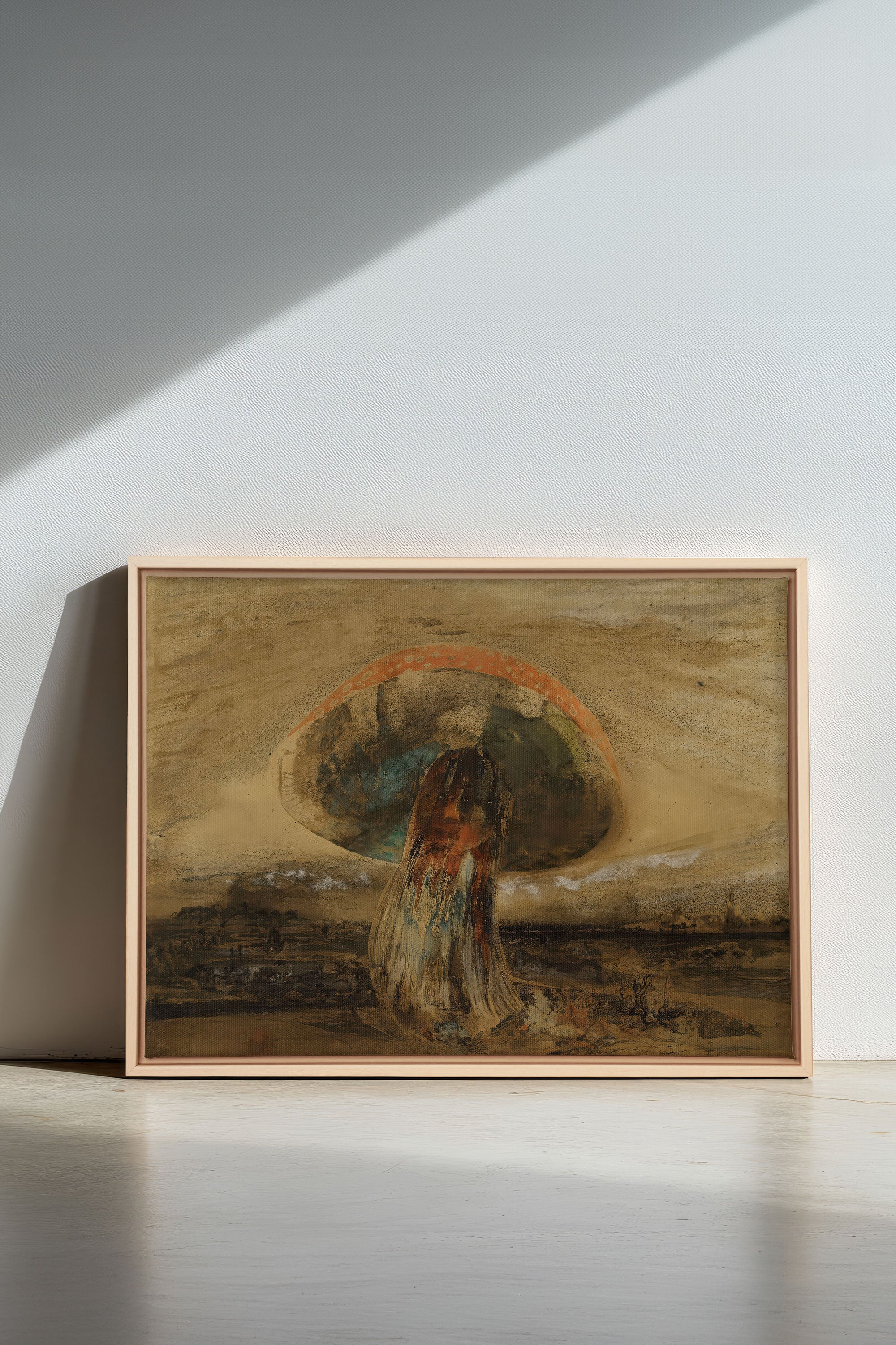 ROOTED DREAM, Artwork on stretched canvas, framed Natural Light