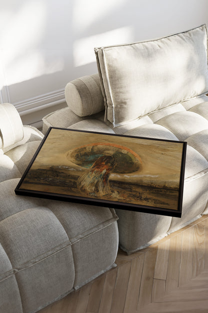 ROOTED DREAM, Oeuvre sur toile étirée, encadré Noir