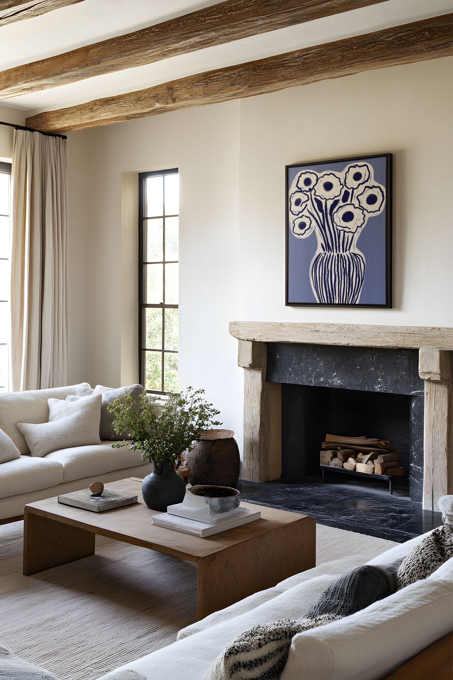 OLEKA CANVAS - FLEURS D&