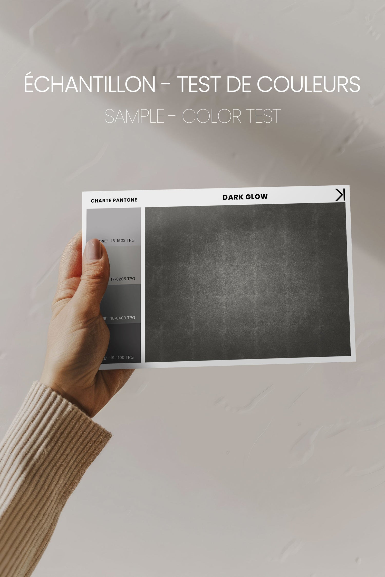 OLEKA CANVAS - DARK GLOW, Oeuvre sur toile étirée, encadré Brun Noyer