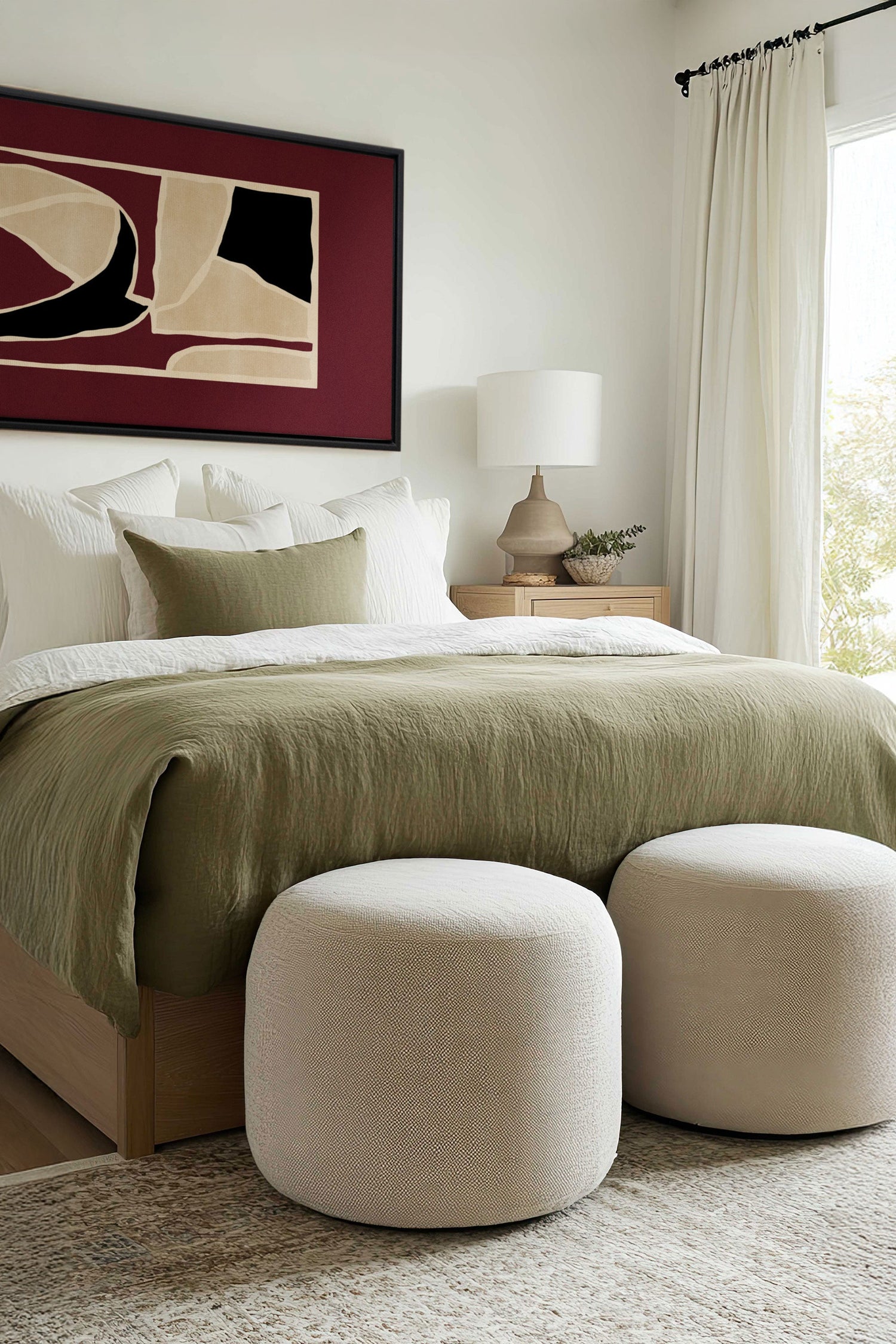 OLEKA CANVAS - FRAGMENT OF BALANCE, Oeuvre sur toile étirée, encadré Noir