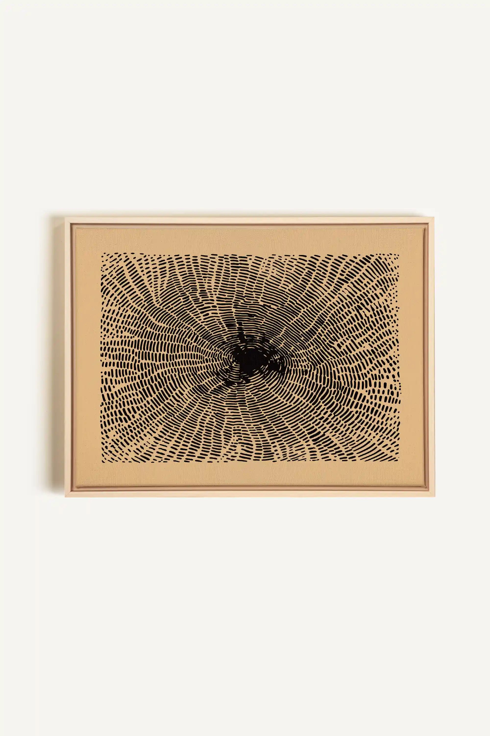 ANCIENT ROOTS, Artwork on stretched canvas, framed Natural Light