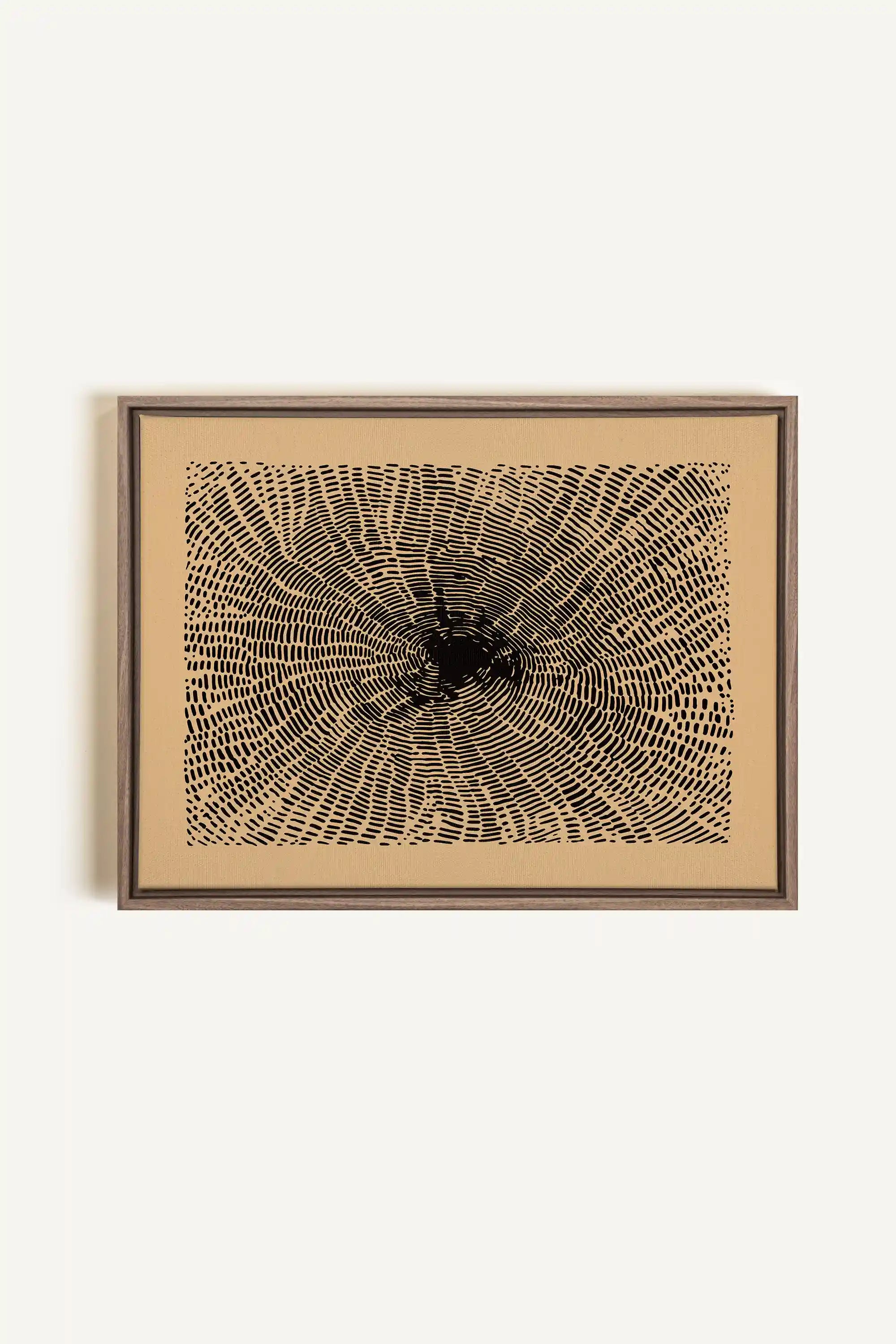 ANCIENT ROOTS, Oeuvre sur toile étirée, encadré Brun Chêne