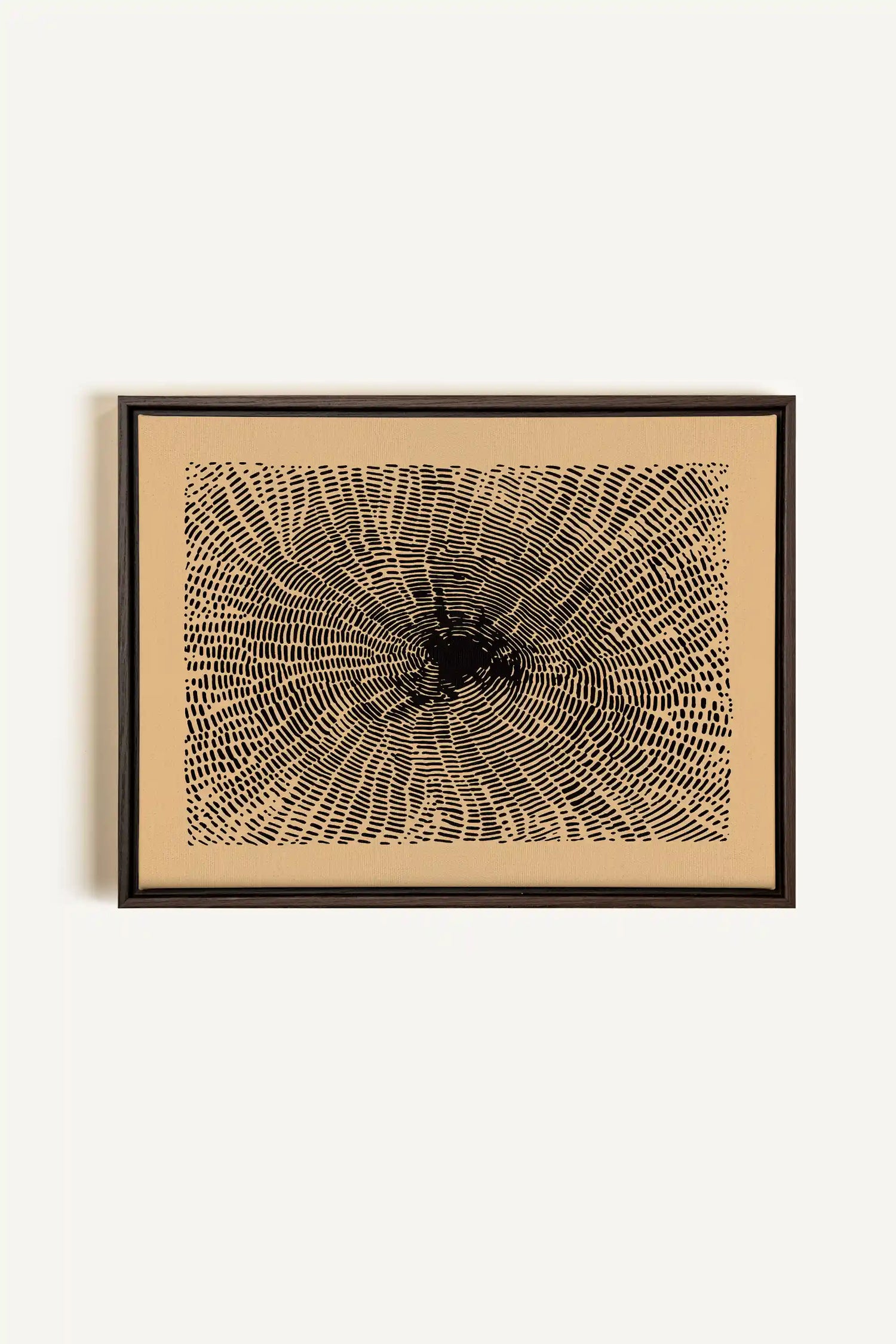 ANCIENT ROOTS, Oeuvre sur toile étirée, encadré Brun Noyer