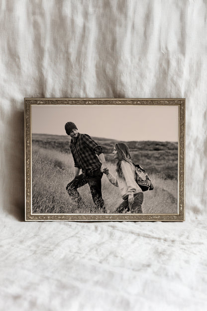 Toile vintage encadrée personnalisée
