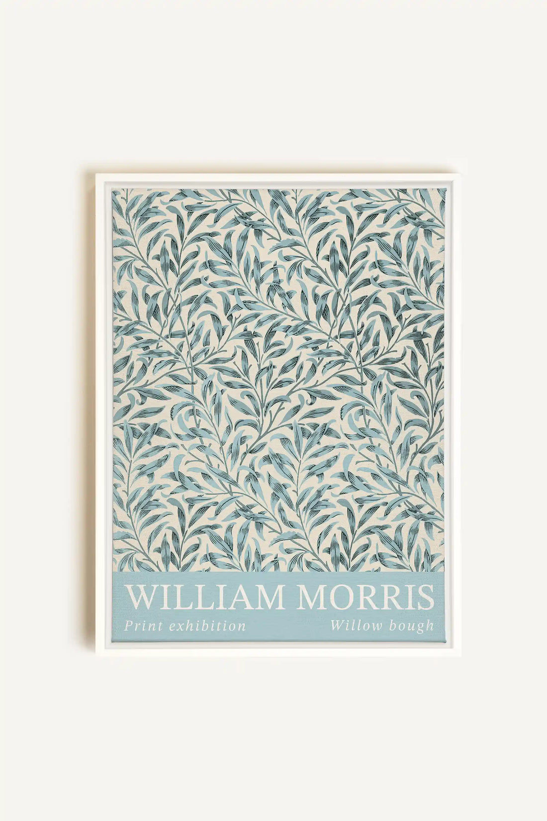 BLEU MORRIS, Artwork on stretched canvas, framed in white