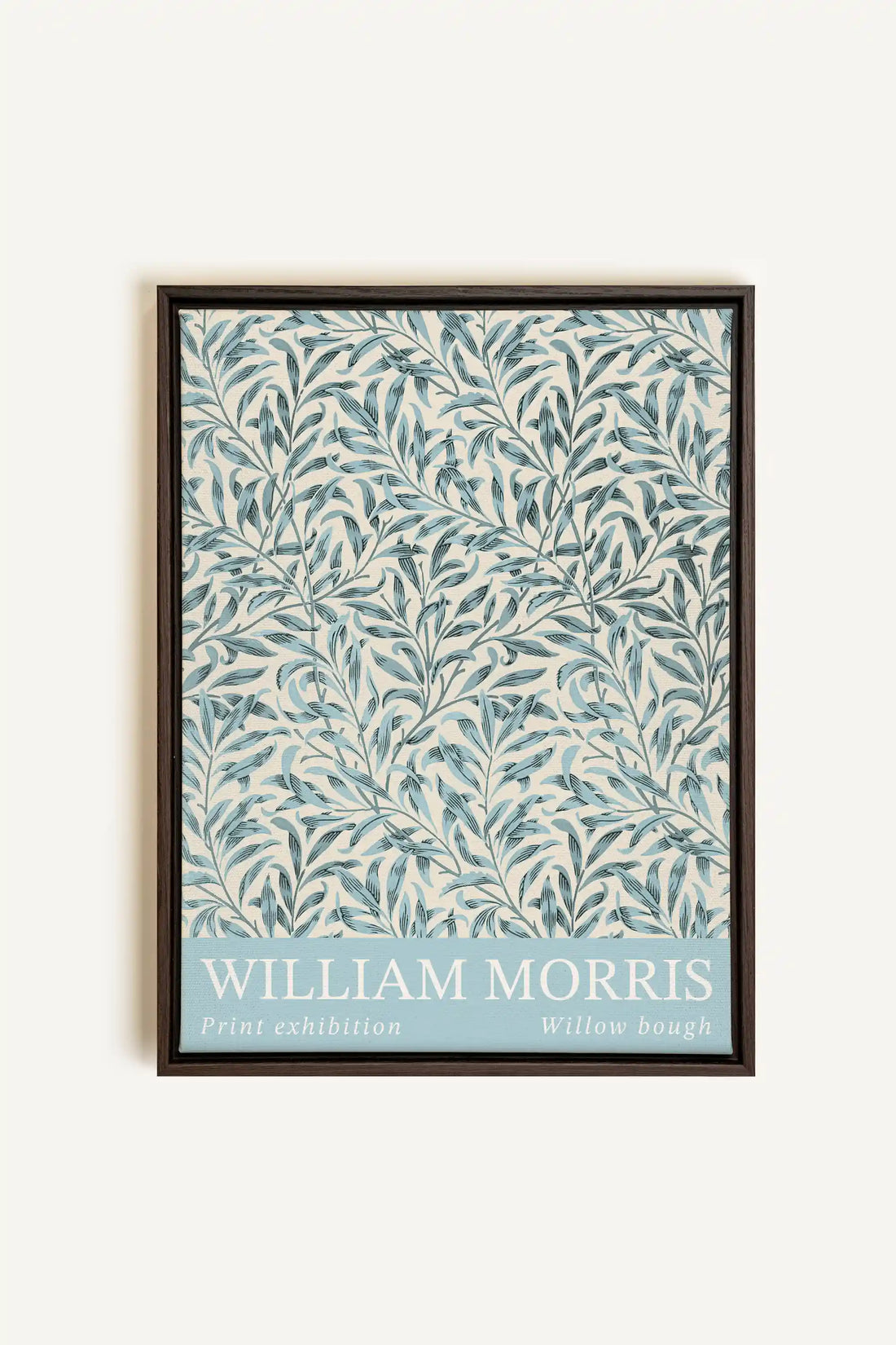 BLEU MORRIS, Artwork on stretched canvas, framed in Walnut Brown