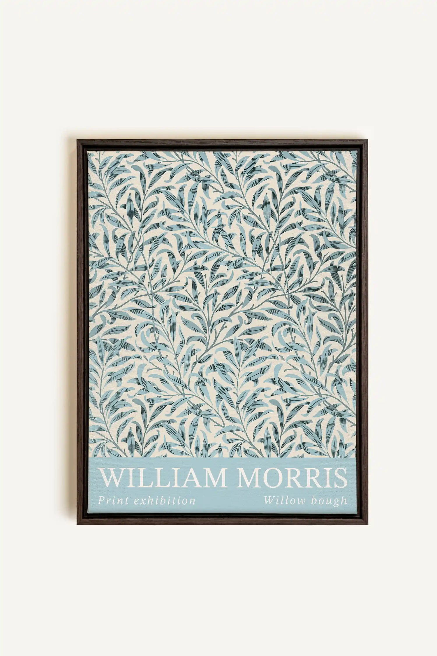 BLEU MORRIS, Artwork on stretched canvas, framed in Walnut Brown