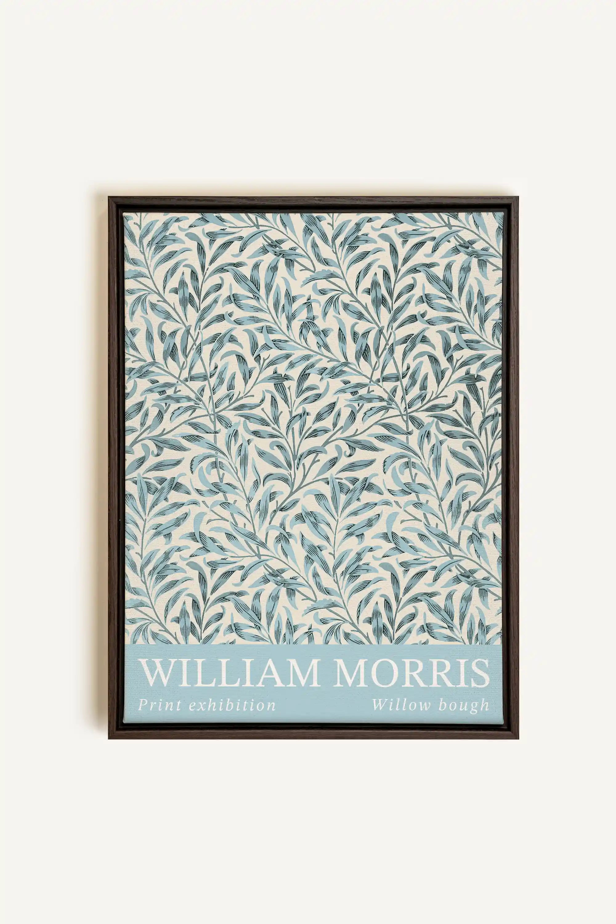 BLEU MORRIS, Artwork on stretched canvas, framed in Walnut Brown