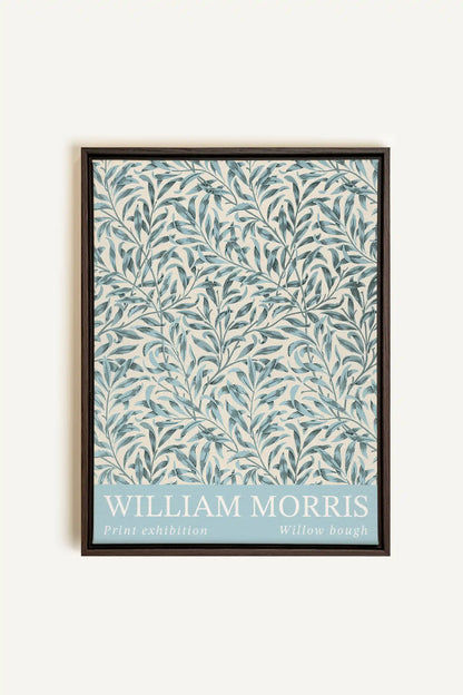 BLEU MORRIS, Artwork on stretched canvas, framed in Walnut Brown