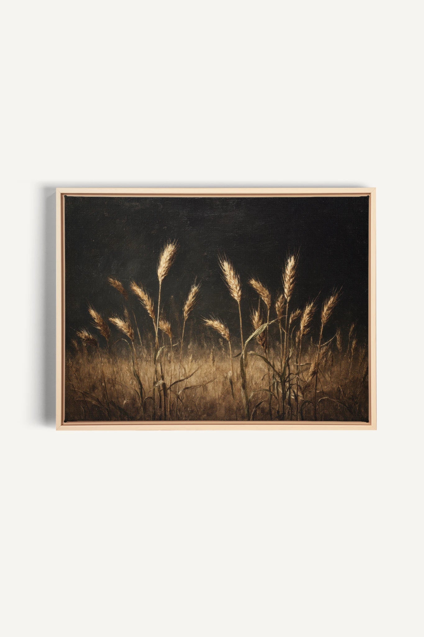 TWILIGHT FIELDS, Oeuvre sur toile étirée, encadré Naturel Clair