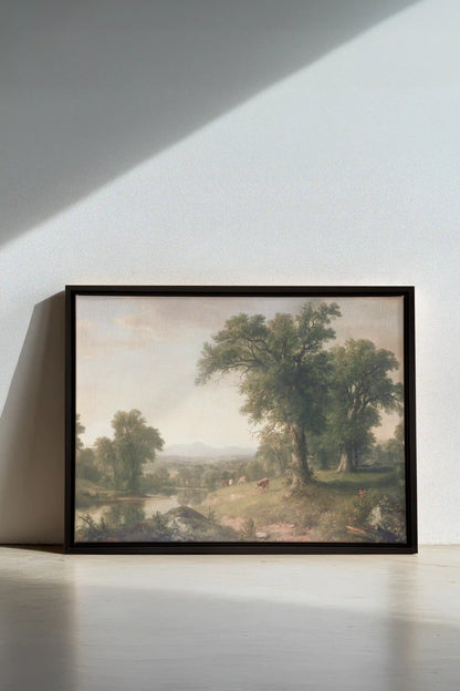 BREATHER, Oeuvre sur toile étirée, encadré Noir