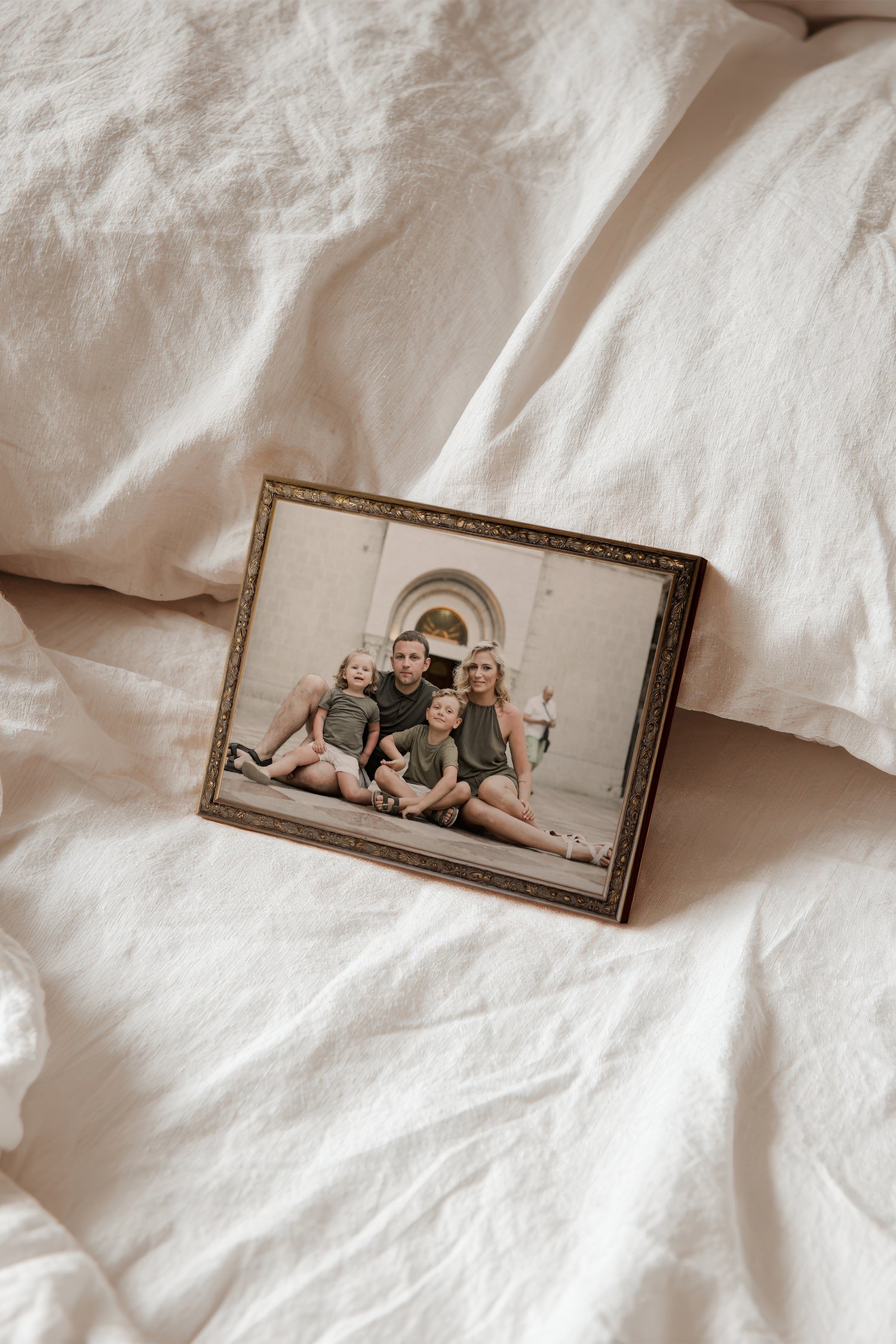 Toile vintage encadrée personnalisée