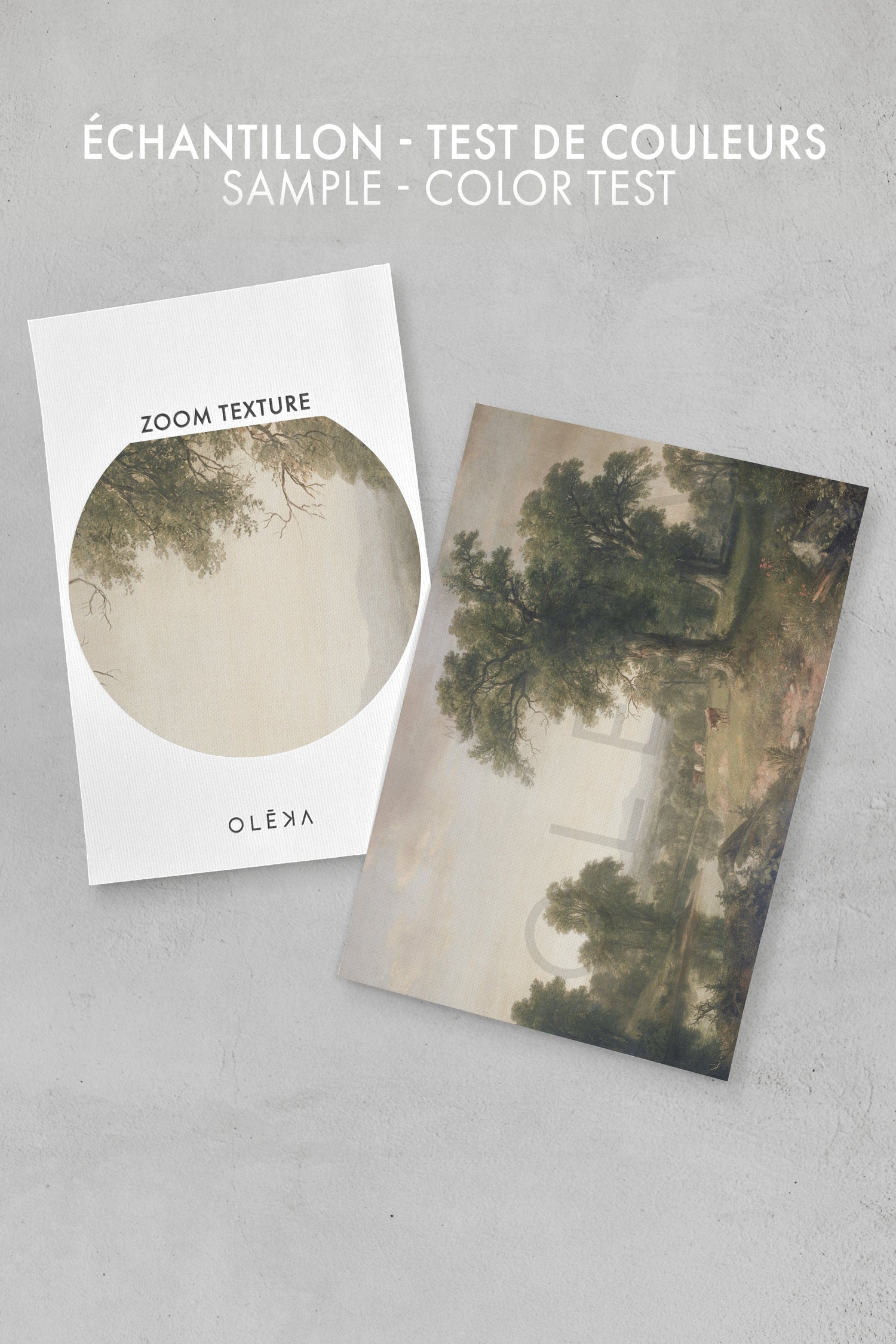 OLEKA CANVAS - BREATHER, Oeuvre sur toile étirée, encadré Naturel Clair